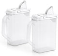 Cereal Containers Storage, Airtight 4 Quart Plastic Pantry Containers