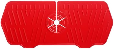 K SZKMG Kitchen Guard Faucet Mat Silicone Handle Drip Catcher Tray for