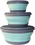 3 PCs Food Grade Silicone Collapsible Bowl Lunch Box - Expandable Food