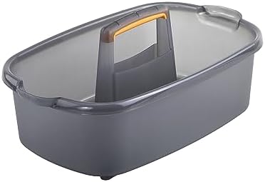 Casabella Cleaning Storage Caddy, 1.85-Gallon, Gray