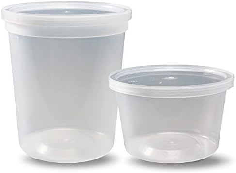 DuraHome Deli Containers with Lids for Food Storage Leakproof