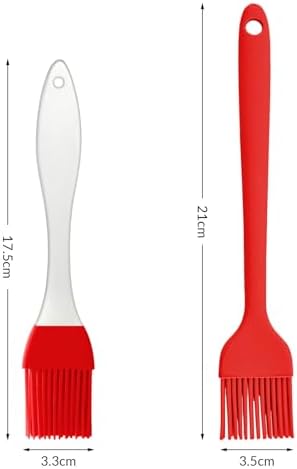 Silicone Basting Pastry Brush Set Heat Resistant Spread Oil Butter