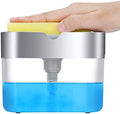 Soap Dispenser with Added Features for Kitchen - Sponge Holder Sink