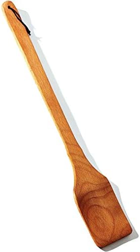 ECOSALL Large Wooden Spoon - 18" Heavy Duty Stir Paddle With a Long