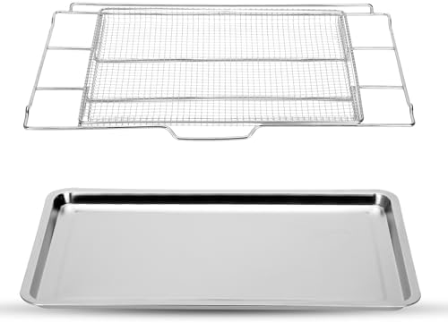 New upgrade Air Fry Tray for 30" Oven with Drip Pan