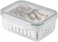 carrotez 3.0 Cup Produce Saver Container for Fridge with Colander