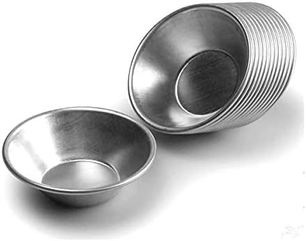 25 Pieces Egg Tart Molds Tiny Pie Tartlets Dessert Mold Pans Tin Puto