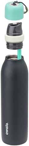 Owala FreeSip Twist Stainless Steel Water Bottle 24 oz Foggy Tide