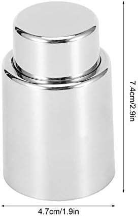 Stainless Steel Wine Bottle Plug Sealer Set,Wine Stopper,Red Wine