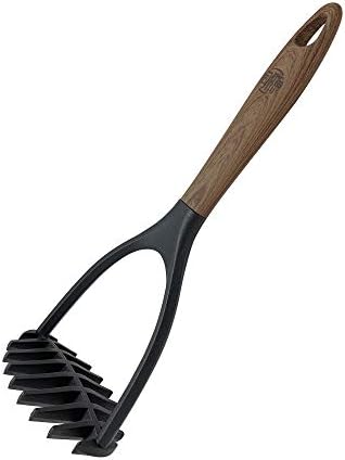 Potato Mashers with Woodlike Soft Touch Handle for cooking-Stylish and