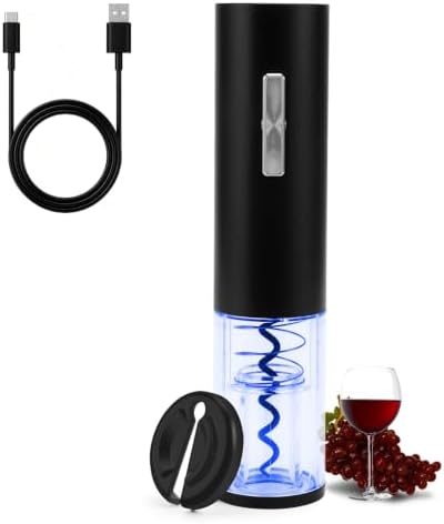 COKUNST USB Rechargeable Electric Wine Bottle Opener with Foil Cutter