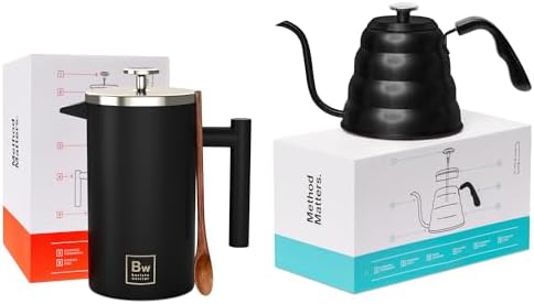 Barista Warrior French Press and Gooseneck Kettle
