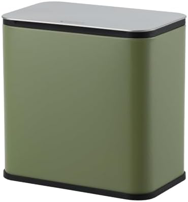 1.3 Gallon Kitchen Compost Bin with Lid – Odor Control Charcoal