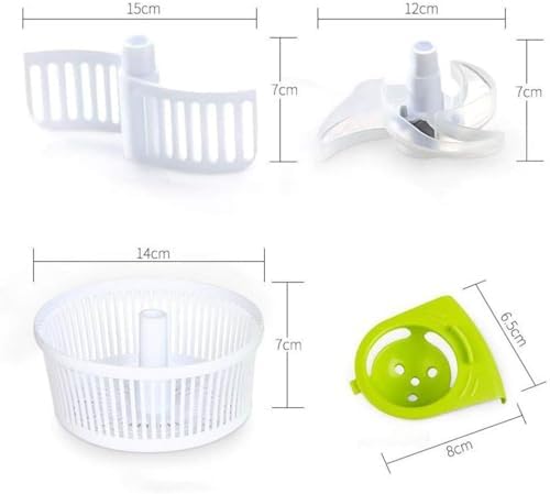 Vegetable Chopper, Spiralizer and Rotary Cheese Grater