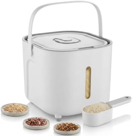 Food Storage Container with Lid, 11lbs Airtight Food Storage Bin for