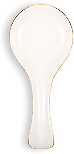 Patelai Ceramic Spoon Rest Spoon Holder Stovetop for Kitchen Stove
