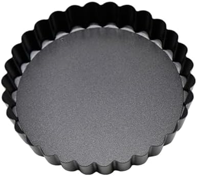 6 Pack Small Mold Set Fluted Baking Pans Removable Bottom Tart Pans
