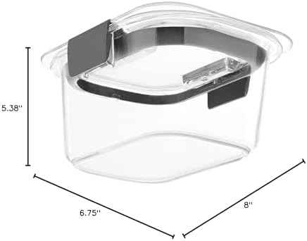Rubbermaid Brilliance Food Storage Containers with Airtight Lids