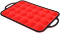 COLLBATH Mini Silicone Muffin Pan 24-cup Nonstick Baking Mold with
