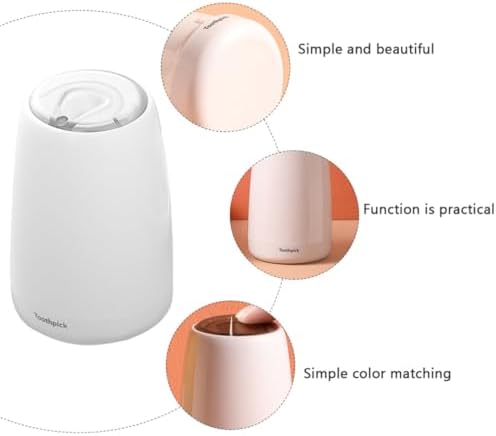 Automatic Pop-up Toothpick Dispenser Plastic Holder for Home