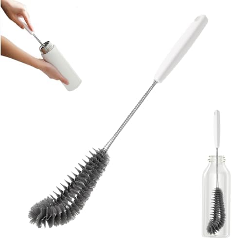16 inches Long Handle Black Bottle Cleaning Brushes - Perfect for Baby
