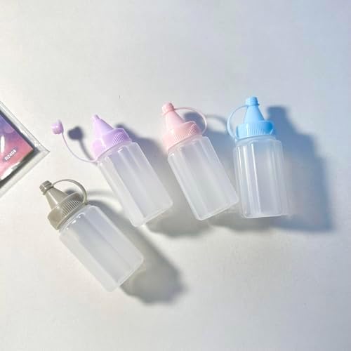 8 Pcs Mini Condiment Squeeze Bottles 1 OZ Ketchup Bottle Plastic Sauce