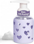 SoCal Suds & Company Foaming Hand Soap Dispenser Glass, Soft Purple