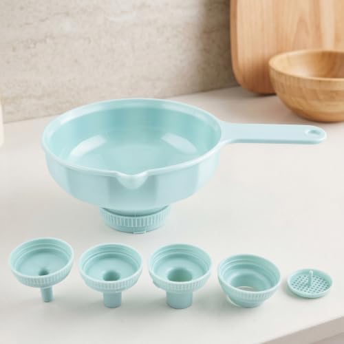 Food Grade Liquid Remover Kitchen Funnel Set with Removable Filter