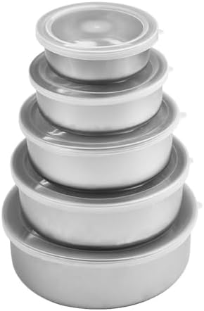 Stainless Steel Mixing Bowls Set For Kitchen, Fresh Keeping Bowls With