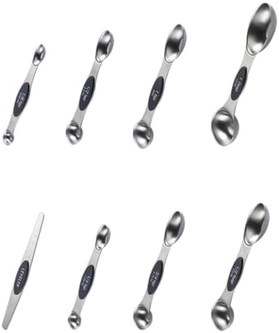 Measuring Spoon Set Magnetic Stainless Steel Double End