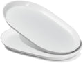 ONEMORE 16 Inch Ceramic Serving Plates for Entertaining, Set of 2