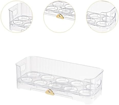 Egg Holder,Home Egg Container for Refrigerator Side Door Egg Dispenser