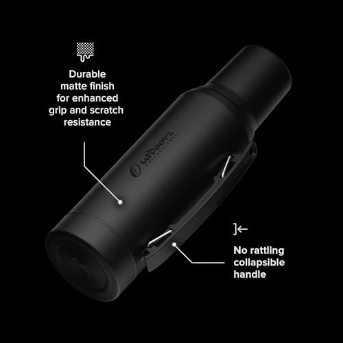 Vacuum Insulated Thermo, Stainless Steel Water-Coffee-Mate Flask 34oz