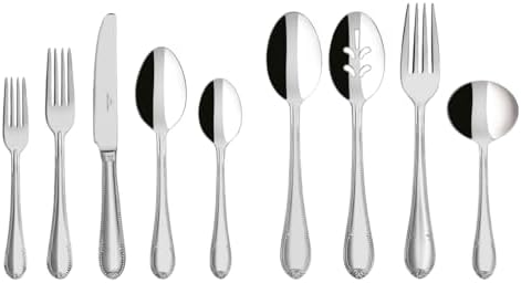 Villeroy & Boch Mademoiselle 64 Piece Flatware Set for 12, Includes
