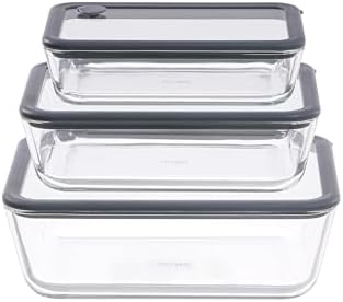 Glass Bake&Chill Rectangular Bakeware Set of 3