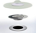 Seatery 2PCS Bathtub Stopper Hair Catcher Kit, Bathtub Drain Strainer