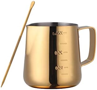 Milk Frother Cup Coffee Frothing Picher Barista Tools Stainless Steel