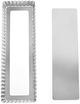 Fox Run 44531 Rectangular Tart Pan, 14.1 x 4.7 x 1 inch, Silver