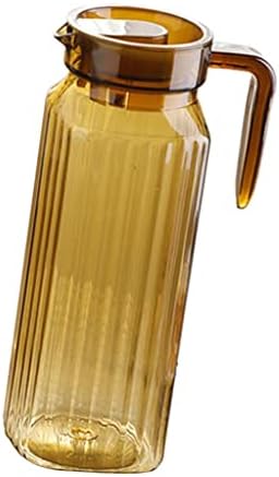 Acrylic Water Juice Pitcher Glass Pitcher Pouring Jug with Lid Hot