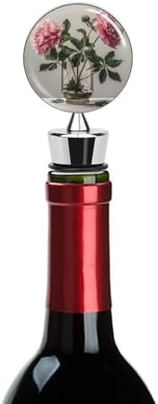 Two Peach Flowers Wine Stopper Vacuum Alloy Wine Bottle Stopper