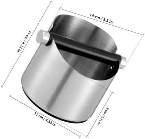 Sewroro Espresso Knock Box Coffee Grounds Container 5.50in