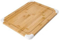 Farberware Nonslip Bamboo Cutting Board with Juice Groove, 11x14 Inch