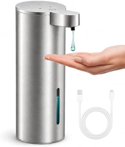 XINKORA Stainless Steel Automatic Soap Dispenser for Dish & Hand Soap