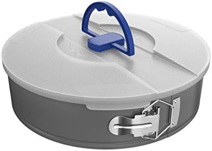 Classic Cuisine Springform Pan with Lid, White, 10” x 2.5”
