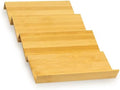 WodGod Bamboo Spice Rack For Drawer,4Pcs Tier Stackable Seasoning