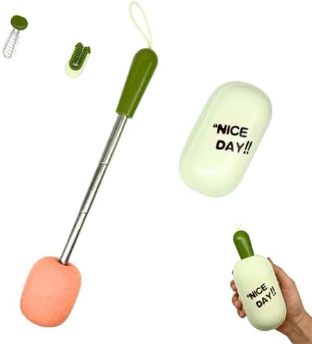 4-in-1 Portable Bottle Brush Cleaner Set, Water Bottle Cleaning Brush