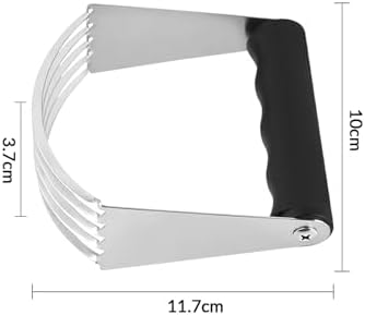 2er Pack Stainless Steel Pastry Blender Cutter and Bench Scraper Set