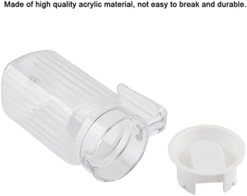 Juice Bottle, Transparent Acrylic Big Capacity Juice Bottle