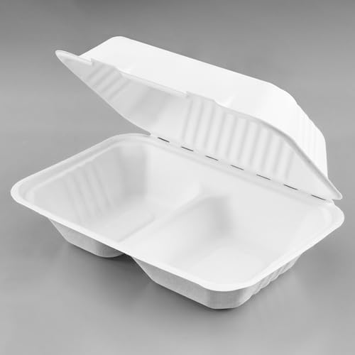 KARAT EARTH Clamshell Take Out Food Containers [9"x6", 200 ct] 2