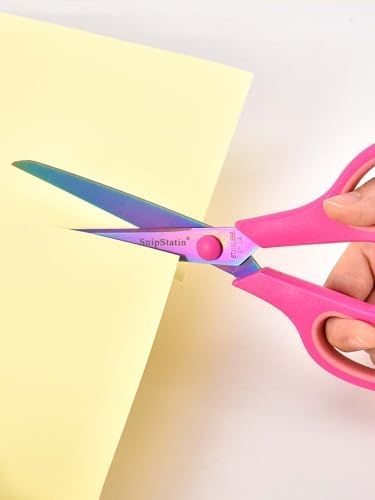 8.5" Office Scissors Heavy Duty, Titanium Coating Sharp Blades